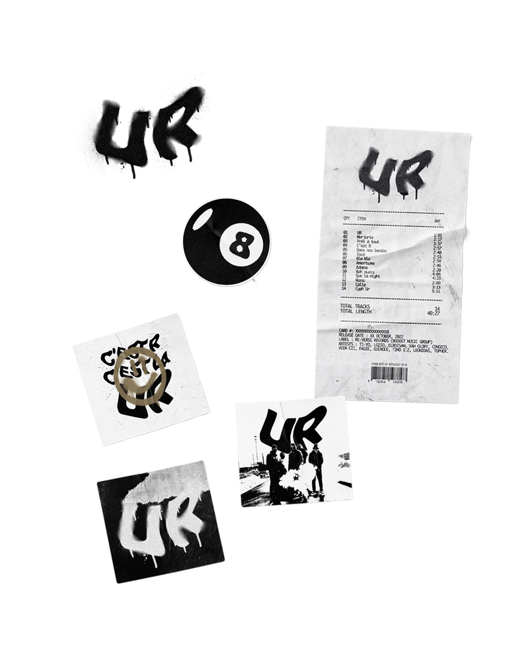 Pack 6 Stickers - UR - Ti-Yo