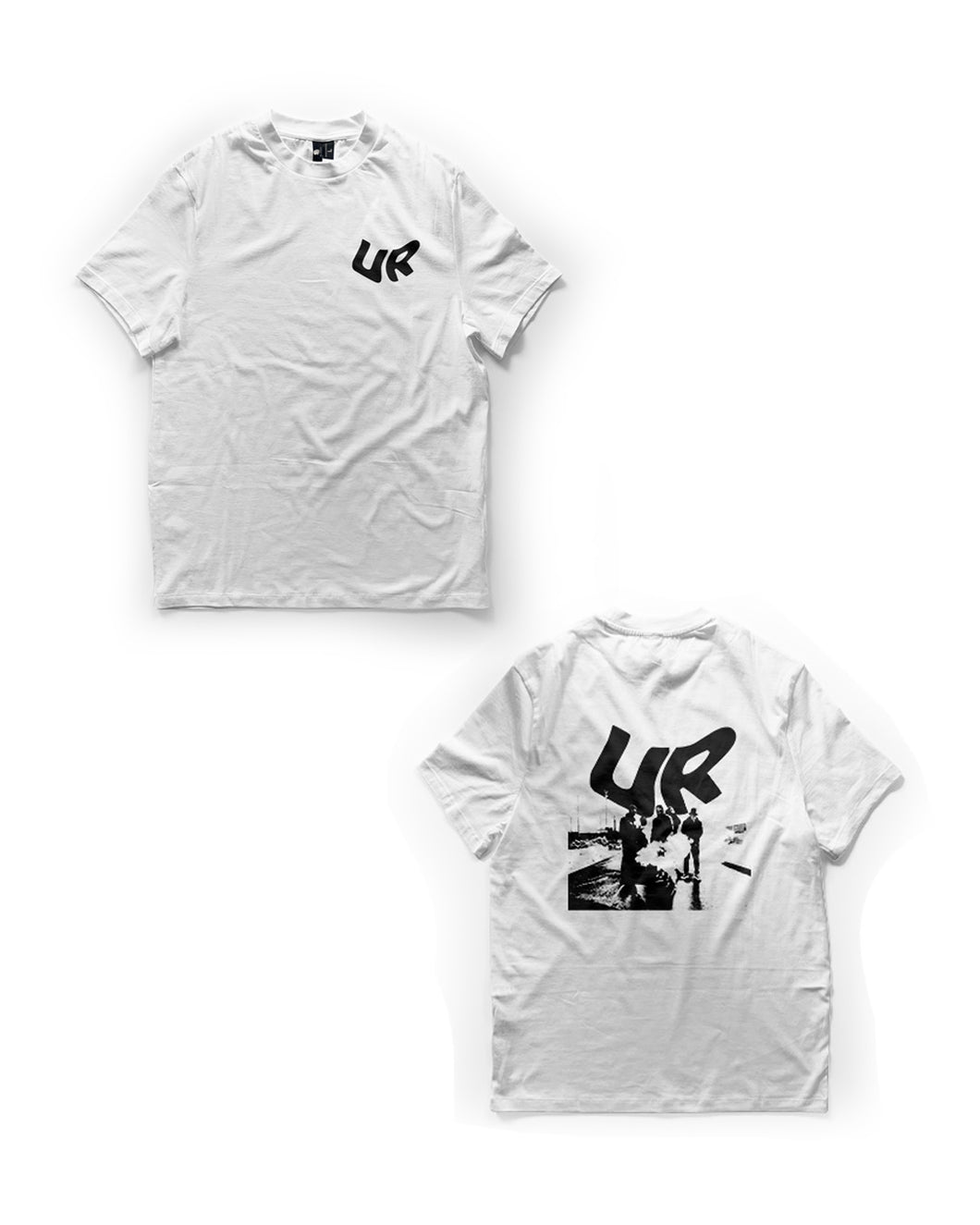 T-shirt Oversize Col Montant Unisexe  - Blanc - UR - Ti-Yo